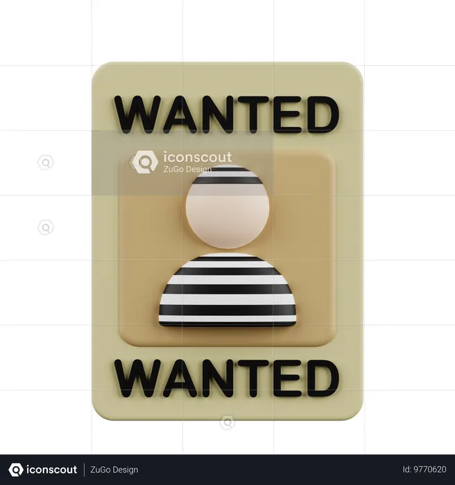Gesucht  3D Icon