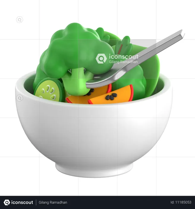 Gesundes Essen  3D Icon