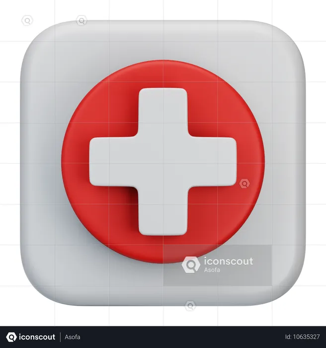 Gesundheitsanwendung  3D Icon