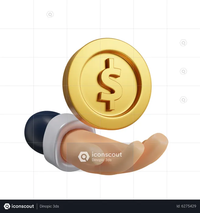 Get money  3D Icon