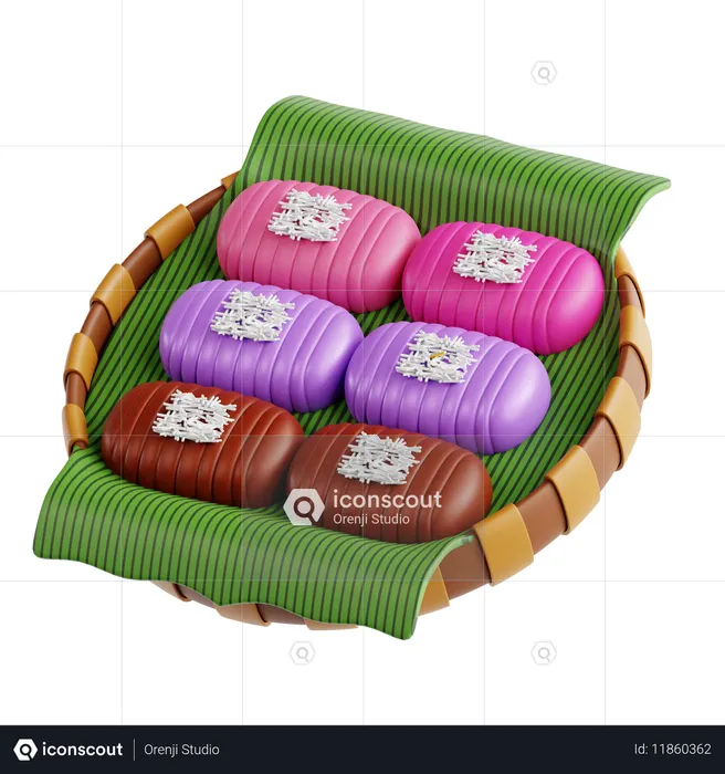 Getuk  3D Icon