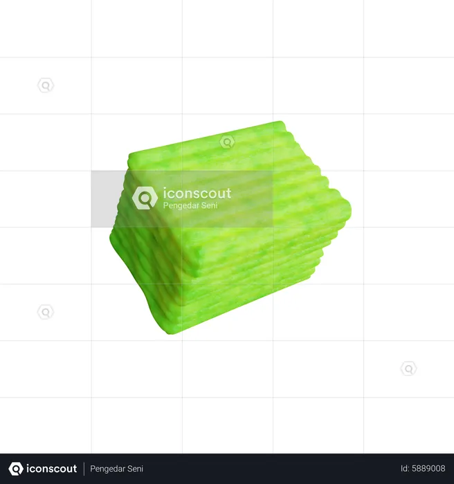 Getuk  3D Icon