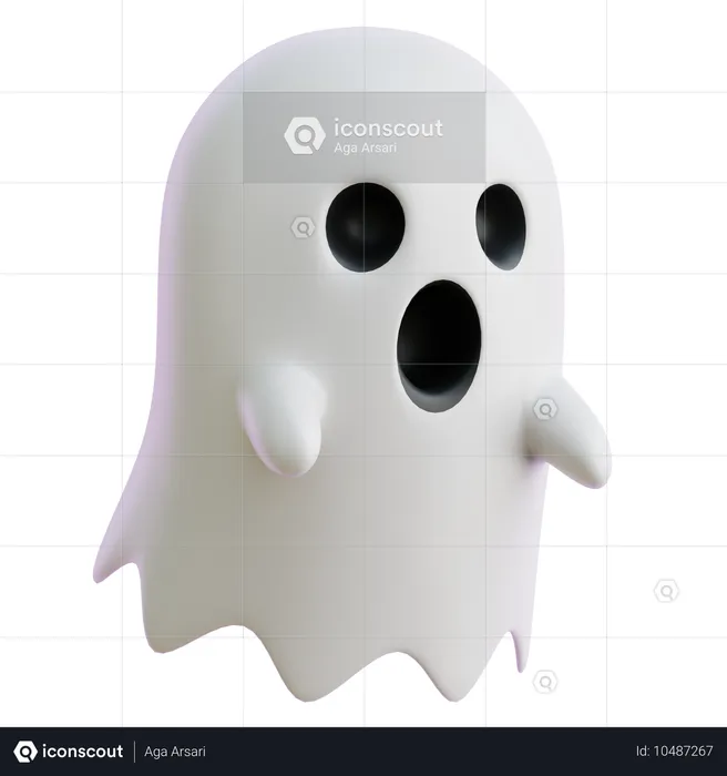 Ghost  3D Icon