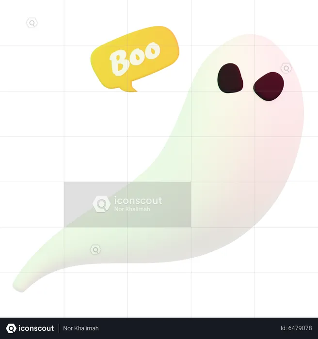 Ghost  3D Icon