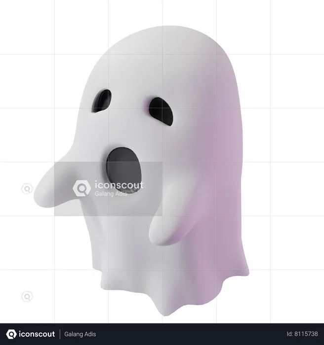 Ghost  3D Icon