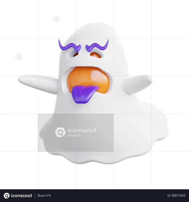 Ghost  3D Icon