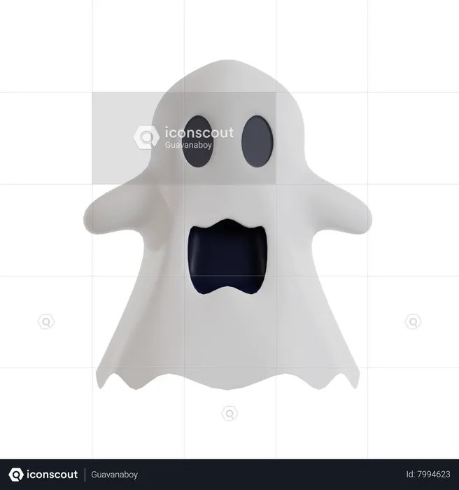 Ghost  3D Icon