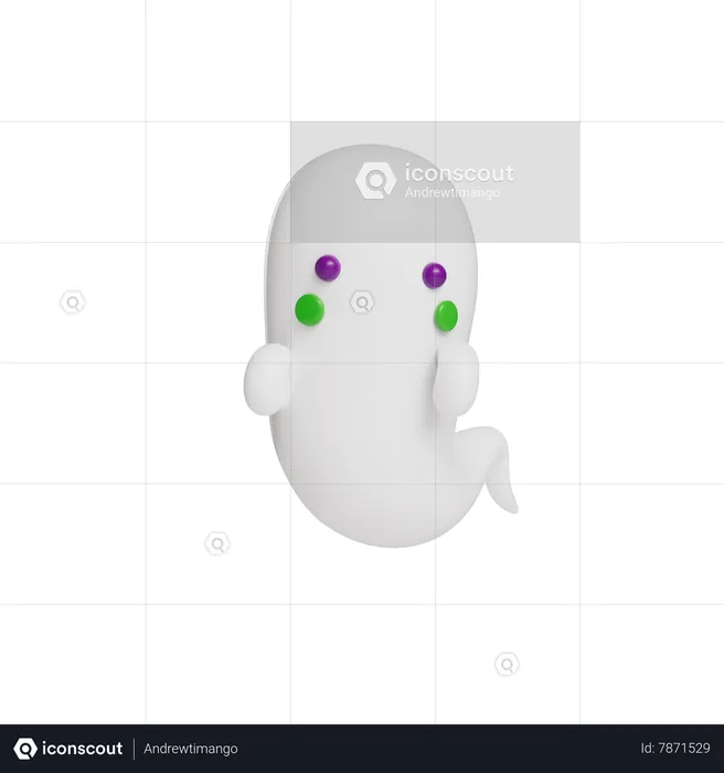 Ghost  3D Icon