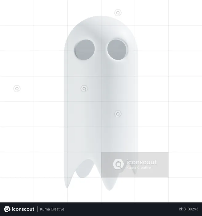 Ghost  3D Icon