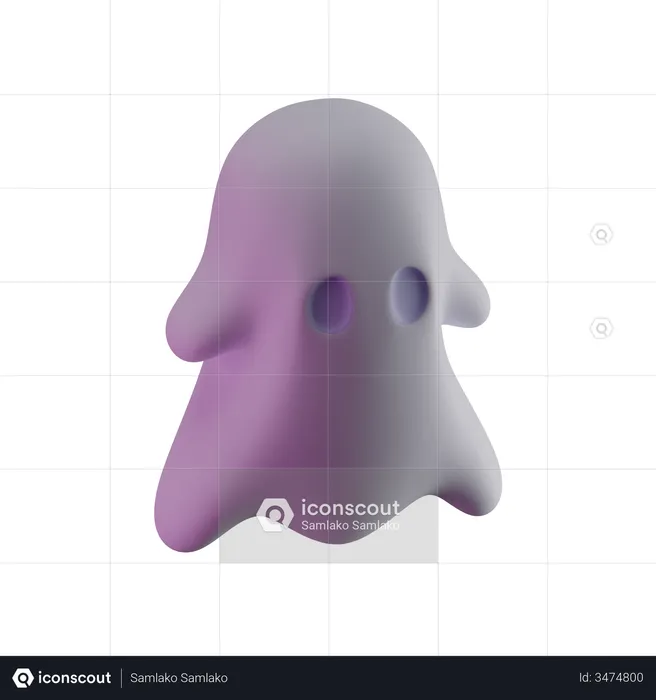 Ghost  3D Illustration