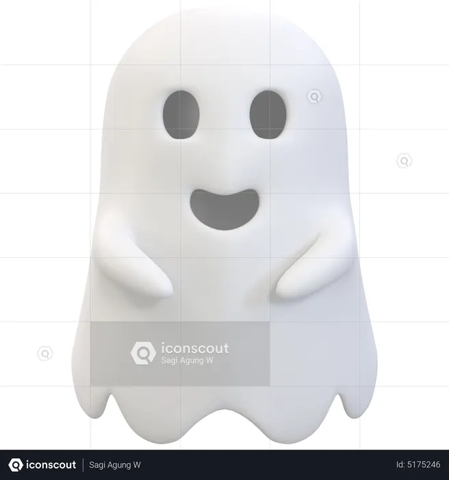Ghost  3D Icon