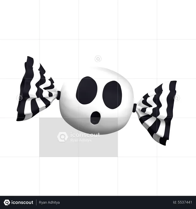 Ghost Candy  3D Icon
