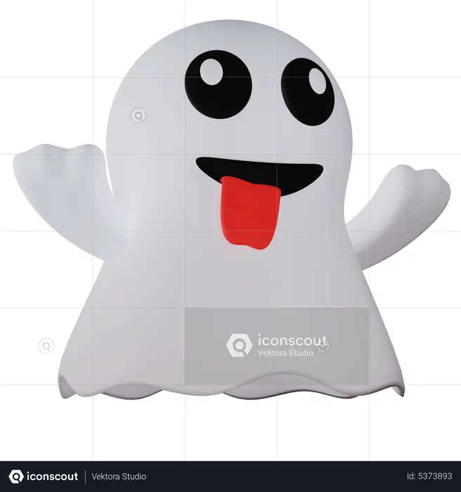 Ghost Emoji Emoji 3D Icon