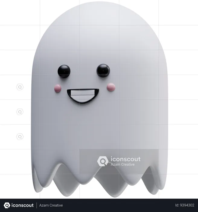 Ghost of a Shows Teeth  3D Icon