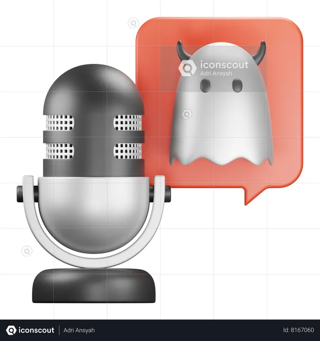 Ghost Story Podcast  3D Icon