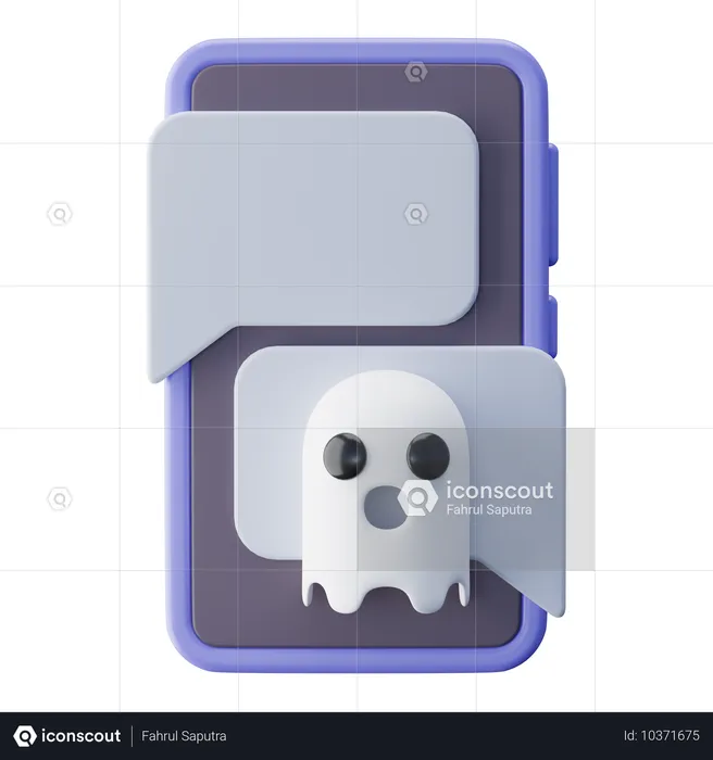 Ghosting-Chat  3D Icon