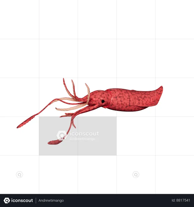 Giant Squid  3D Icon