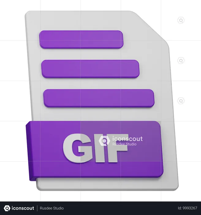 Gif 파일  3D Icon