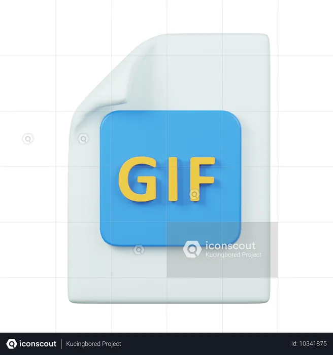 Gif File  3D Icon