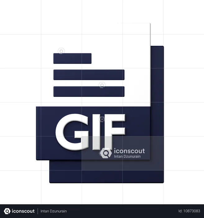 GIF File  3D Icon