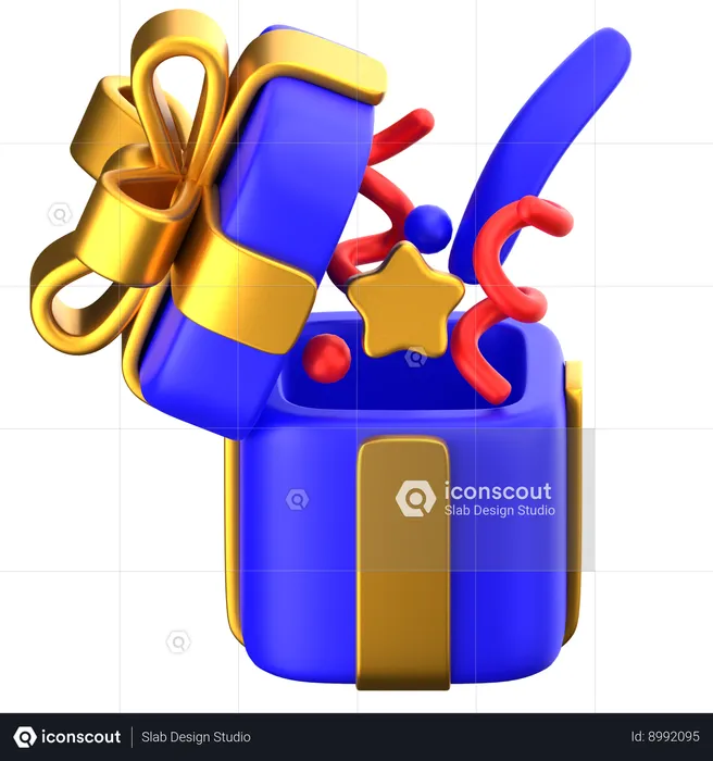 Gift Award  3D Icon