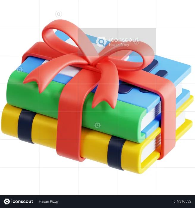 Gift Book  3D Icon