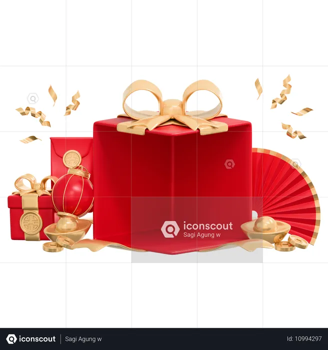 Gift Box  3D Icon