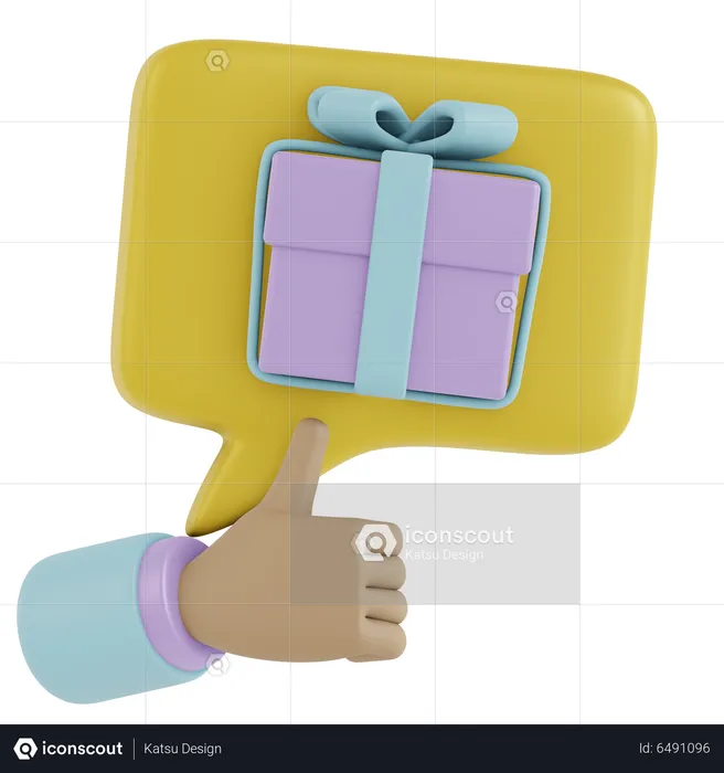 Gift Box  3D Icon