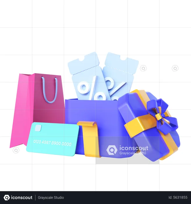 Gift Box  3D Illustration