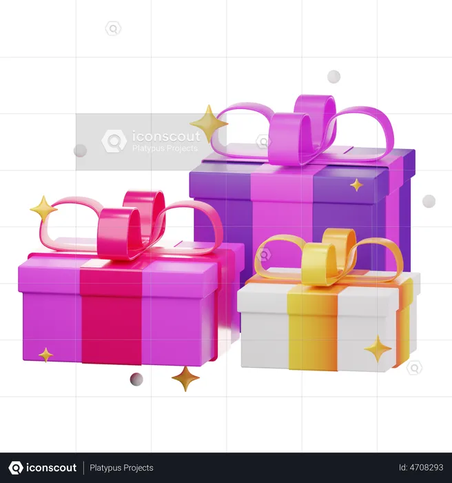 Gift Box  3D Illustration