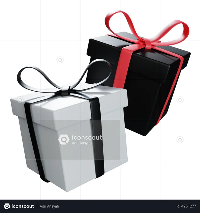 Gift Box  3D Illustration