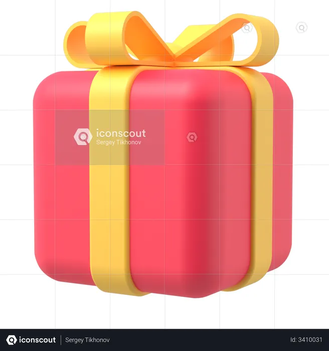 Gift Box  3D Illustration