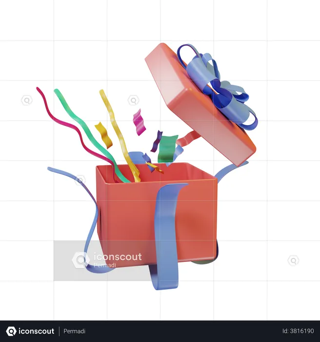 Gift Box  3D Illustration