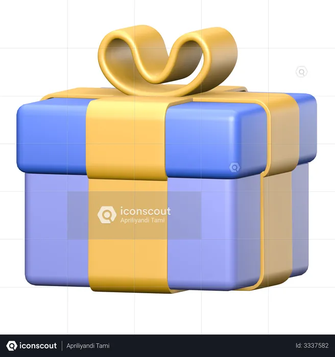 Gift Box  3D Illustration