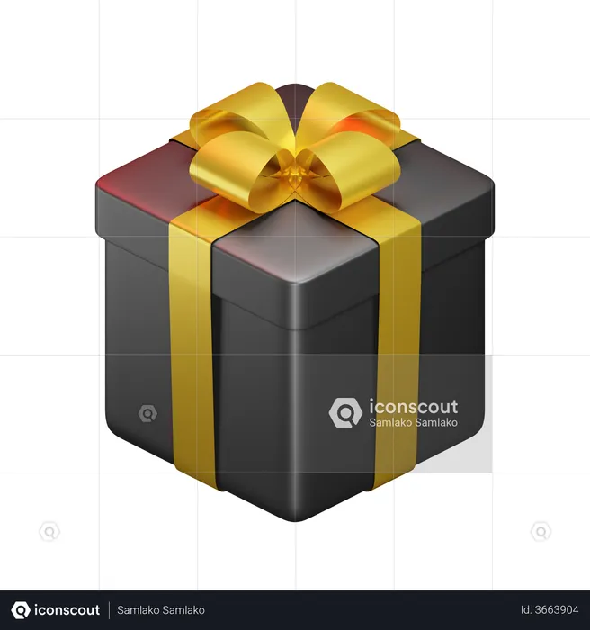 Gift Box  3D Illustration