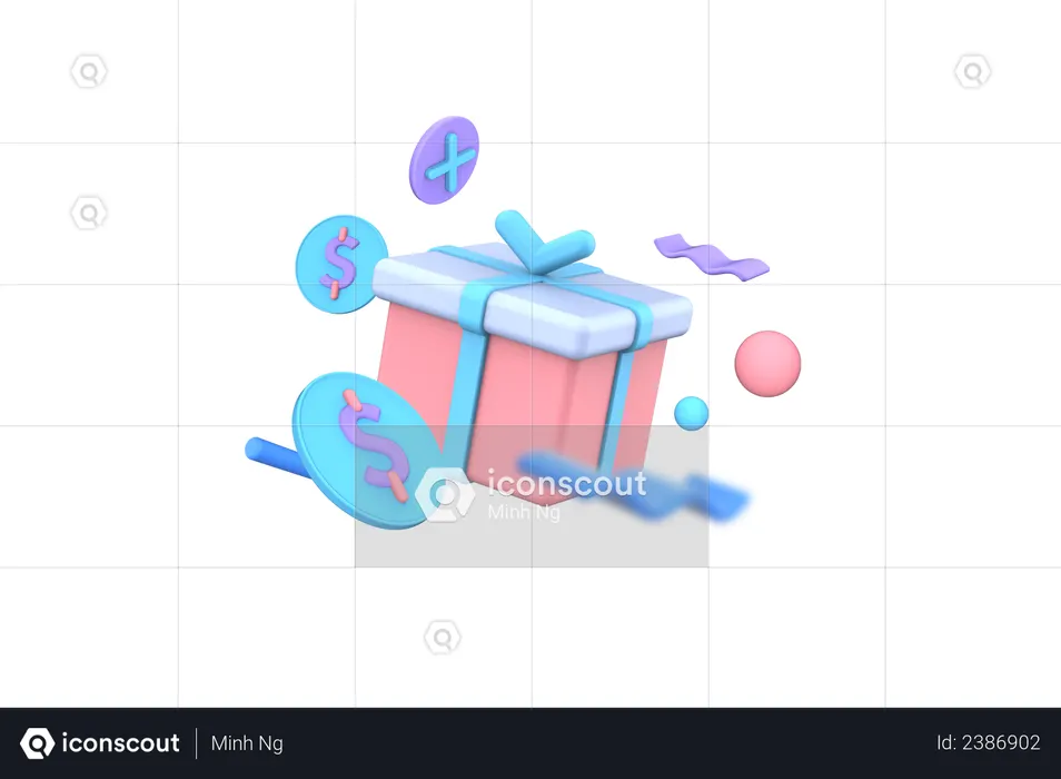 Gift box  3D Illustration