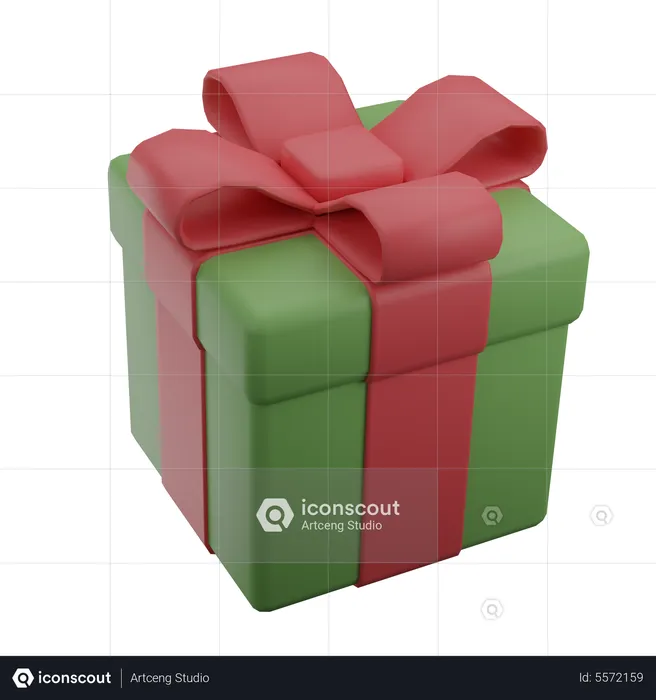Gift box closed  3D Icon
