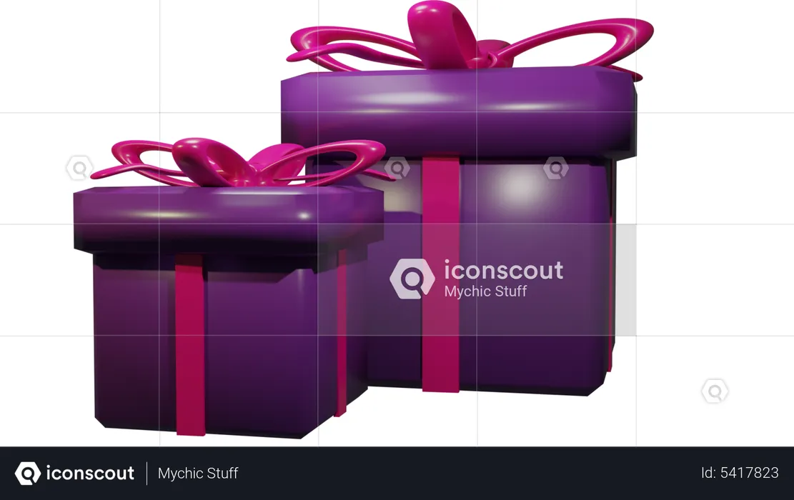 Gift Boxes  3D Icon