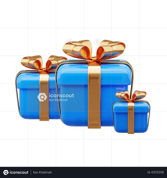 Gift Boxes  3D Icon