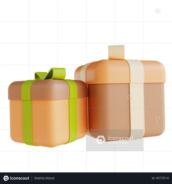 Gift Boxs  3D Illustration