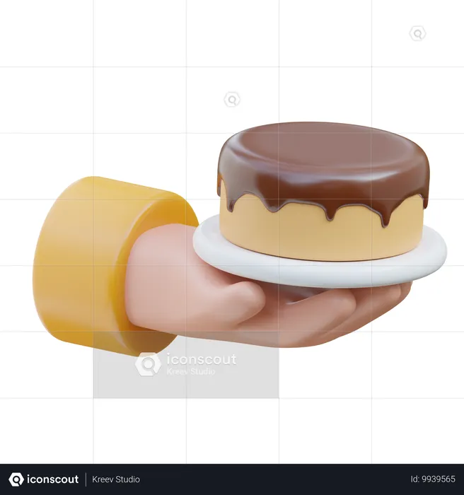 Gift Cake  3D Icon