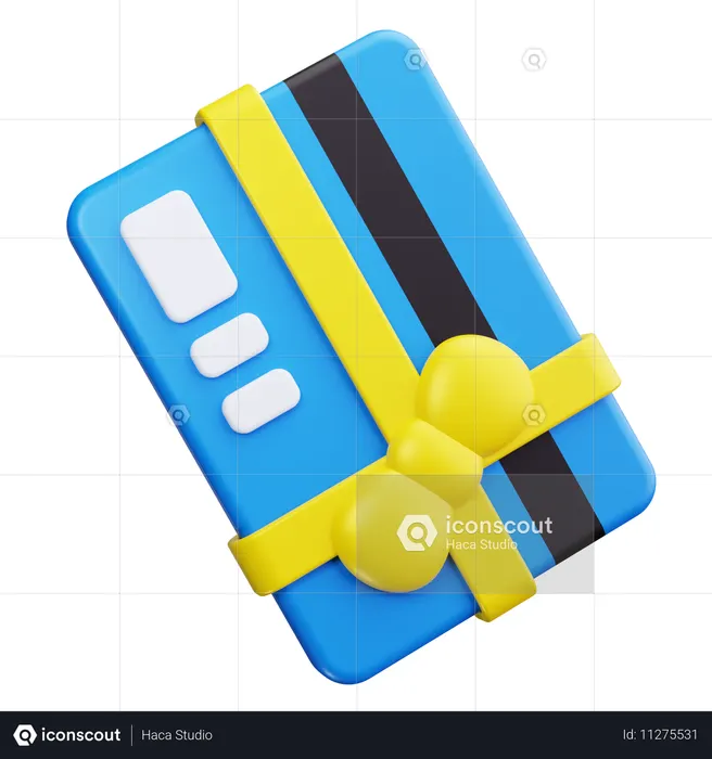 Gift Card  3D Icon