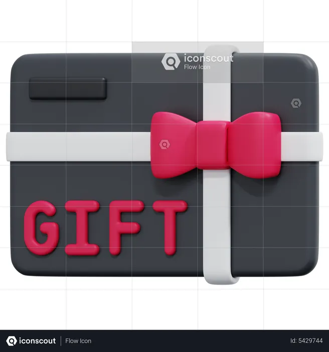 Gift Card  3D Icon