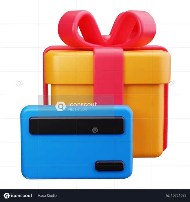 Gift Card  3D Icon