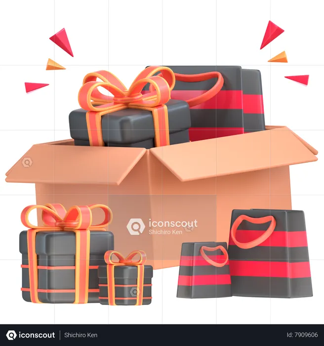 Gift Package  3D Icon