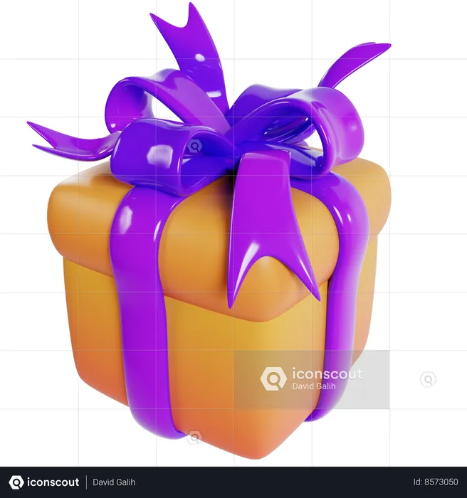 Gift Shopping Surprise  3D Icon