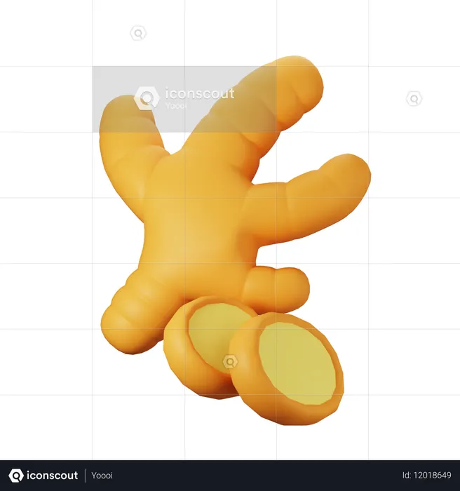 Ginger  3D Icon