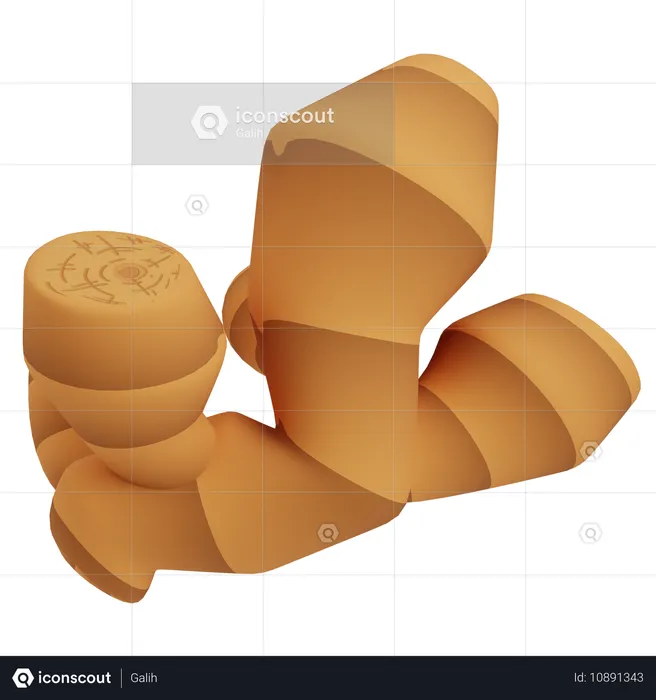 Ginger  3D Icon