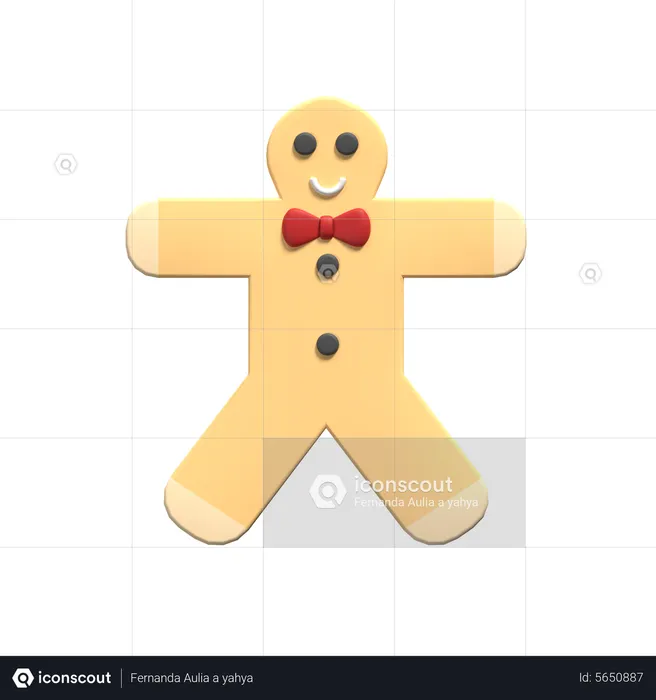 Gingerbread  3D Icon