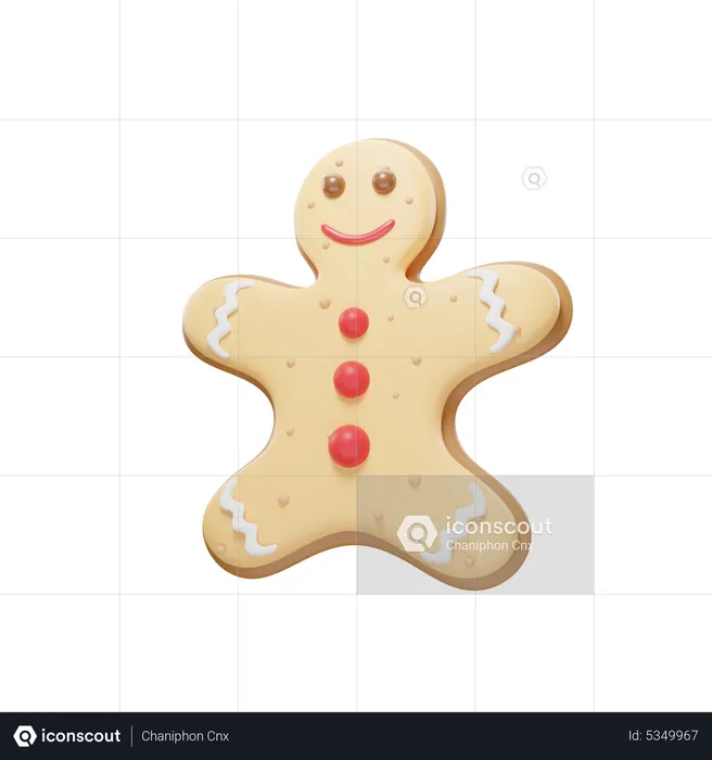 Gingerbread  3D Icon